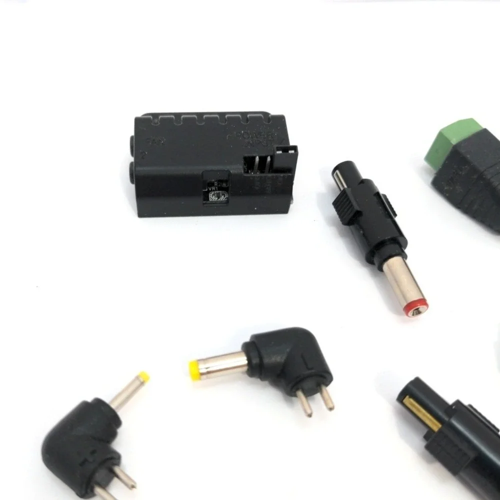 DC Power Adapter Connector Lot Universal Barrel Jack Terminal Block Tips 14pc